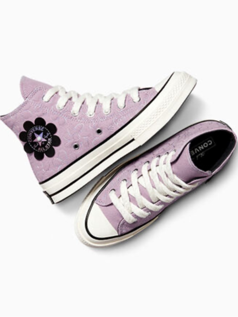 NWT Converse Chuck 70 Hi in Gradient Flowers, W8